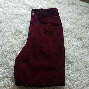 Red Corduroy Pants